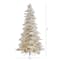 7.5ft. Pre-Lit Flocked Grand Northern Rocky Fir Artificial Christmas Tree with Warm Cluster Multifunction LED Lights